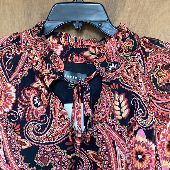 Relisted Harper 241 boho paisley floral print dress 20W - Picture 4 of 17